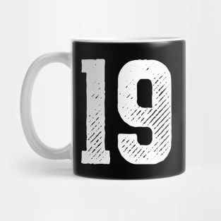 Rough Number 19 Mug